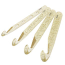 5Pcs Large Smooth Plastic Transparent Craft Crochet Hook 12mm/15mm/18mm/20mm
