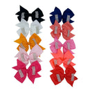 10pcs Girls Hair Clips Headwear Bowknot Crystal Hairpins Hair Accessories
