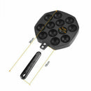 12 Cavities Aluminum Takoyaki Pan Takoyaki Maker Octopus Small Balls Baking V6Y2