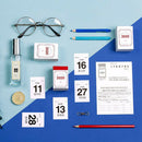 1PC 2020 Mini Desktop Calendar Daily Scheduler Table Planner Yearly Organi-ME