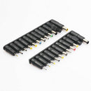 23 Pc DC Female Jack to Multi Type Power Plug Connector Adapter 5.5 x 2.1 IDE