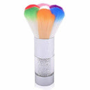 Nail Brush,Nail Art Diamond Dust Remover Brush/Cosmetic Cheek Makeup (Multi