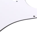 3Ply SSS 11 Holes Strat Electric Guitar Pickguard for FD (White) A
