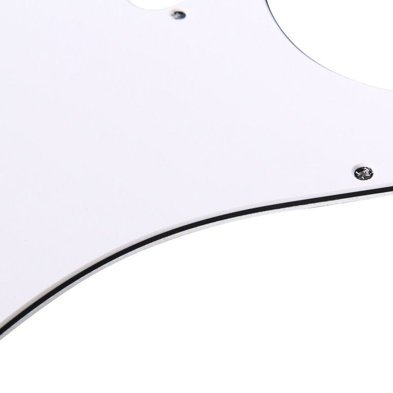 3Ply SSS 11 Holes Strat Electric Guitar Pickguard for FD (White) A