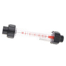 Water Liquid Flow Measuring Tube Rotameter Flowmeter 10-100L/H Grey+ Clear
