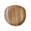 Wooden Two Tier Fruit Plate Multi-Layer Snack Candy Cake Plate Creative Rou