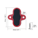 Pair Buss Bar Heavy Duty M8+M8 Terminal Positive Bus Bar Terminal Block Boat