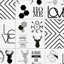 Table Tops Wall Art Furniture Removable Self-Adhesive Waterproof Wall Stick