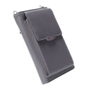 Storage Bag Design-Multifunction Clutch Crossbody Phone Wallet Case(Gray) K2C7