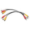 0.3 m RCA Durable Audio Video AV Cable Copper 3RCA L+R+V LFT