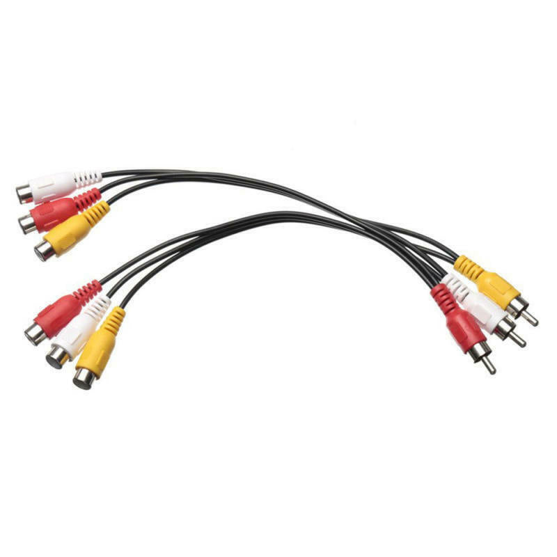 0.3 m RCA Durable Audio Video AV Cable Copper 3RCA L+R+V LFT