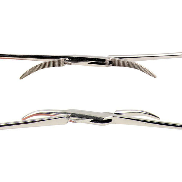 1x Forceps Lock Tweezers Curved Surgical Hemostatic Clamp Stain Nice