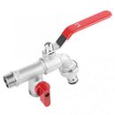 Double Valve 90 Degree Water Tap 1/2 inch Brass Faucet Home Outdoor Garden  Z1A2