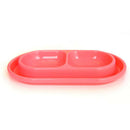 Drinking Water Dish 2 Bowls Dog Feeder Cat Anti Ant With Notch Pet Supplies