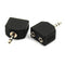 5Pcs 3.5mm to dual 2 RCA female male jack Y splitter audio adapter converter JR