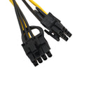 3x 18AWG PCI Express 6pin To Dual  GPU Video Card Power Cable