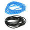 2 Pieces 7N Braided OCC Copper Wire HiFi Audio Upgrade Cable For Earphone