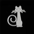 Cute Cat Design Metal Cutting Dies For DIY Scrapbooking Album Paper Cards  ï¼W