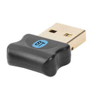USB Bluetooth Dongle Adapter Bluetooth Audio Receiver for Win 8 10 (Black)