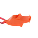 6 packs Orange Whistle & Lanyard Emergency Survival Outdoor Camping w/ Lanyard