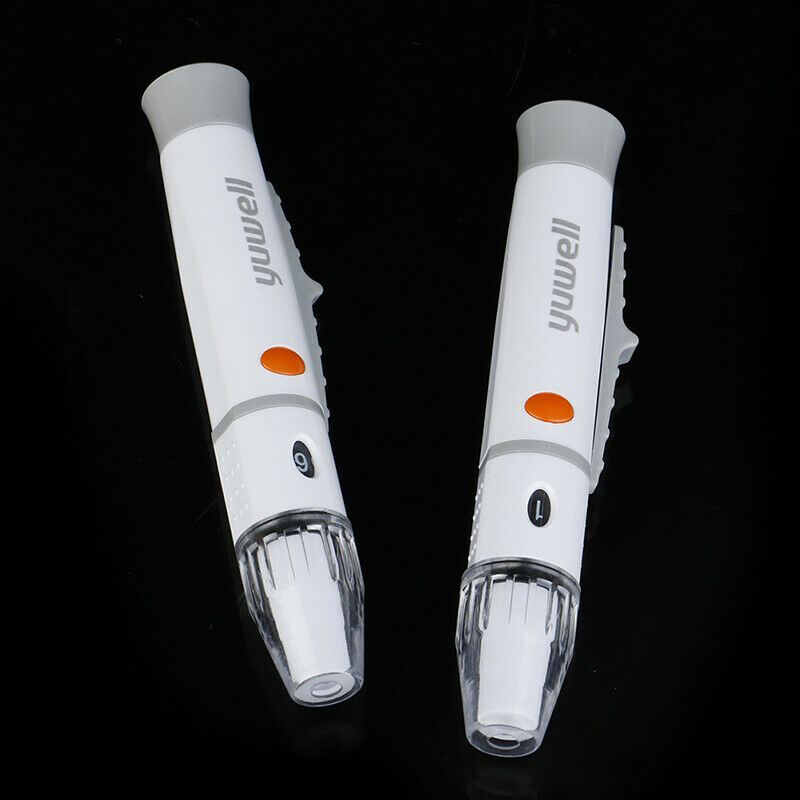 Lancet Pen Lancing Device for Diabetics Blood Collect 6 Adjustable DepthB Gw