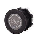 New 12V-24V Car Motorcycle LED Digital Display Voltmeter Waterproof Meter Blue