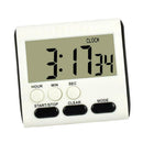 Digital Kitchen Timer Easy To Read Loud Beep Black Magnetic Free Stand