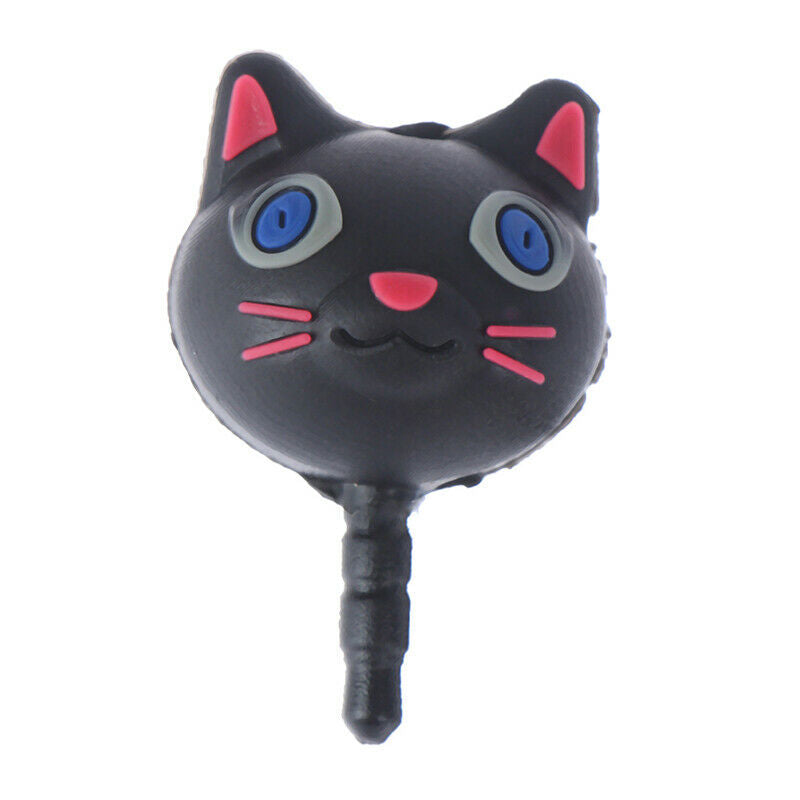 3.5mm port dust plug cute stereo animal phone headset decorati&+