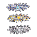3pcs Butterfly Rhinestone Hair Clip DIY Crystal Bowknot Barrettes (Style 1)
