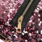 3pcs/set Sequin School Backpack Women Rabbit Ear Rucksack Purse Bags (Pink)