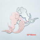 Metal Cutting Dies Stencils for DIY Scrapbooking Photo Album Mermaid Crafts A
