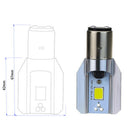 Headlight Bulb LED Motorcycle 1x H6 BA20D DC 8V-80V 12W COB Strah .