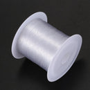 Jewelry Beading Thread 0.3mm Dia. Clear Nylon Fishing Line Spool 17 Lbs M7F1