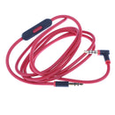 3.5mm Male to Male Right Angle Connector Cord,Audio Extension Cable In-line Mic