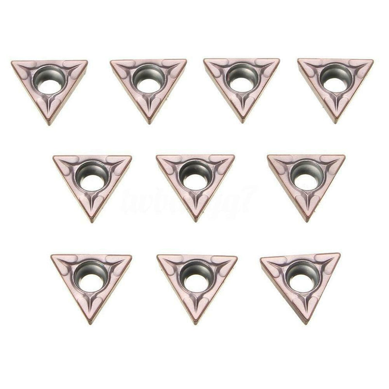 10Pcs CNC Carbide Tips Inserts Blade Cutter Lathe Turning Tool TCMT110204 VP15TF