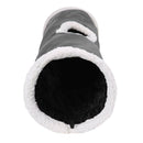 Collapsible Pet Cat Tunnel for Indoor Outdoor Suede Hideaway Tube Play Toys
