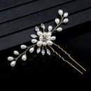 Prom Festival Wedding Hairpin Beautiful Floral Headdress Plait Hair Clip Ac I4D2