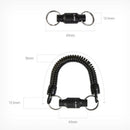 Fly Fishing Magnetic Net Release Landing Net Holder Keeper with Lanyard
