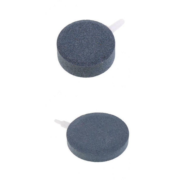 2x Aquarium Bubble Air Stone Aerator Fish Tank Pump Hydroponics Disk Diffuser