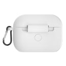 Silicone Bluetooth Headset Box Protector Cover Container w/Hook for Airpods Pro