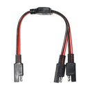 Diy 14 AWG 300mm  Quick Connect 1 To 2 SAE To SAE Power Extension Cable 20A
