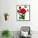Flower Cross Stitch Kits DIY Stamped Embroidery 11CT Home Decoration (H615)