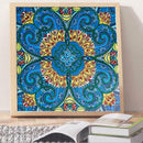 5D DIY Special Shaped Diamond Painting Cross Stitch Kit (D1018 Flower)