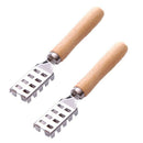 Stainless Steel Fish Scraping Scale Shaver With Wood Handle Fish Cleaning K A8L2