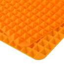 Silicone Non-stick Healthy Cooking Baking Mat with Pyramid Surface-16 Inche L5H1