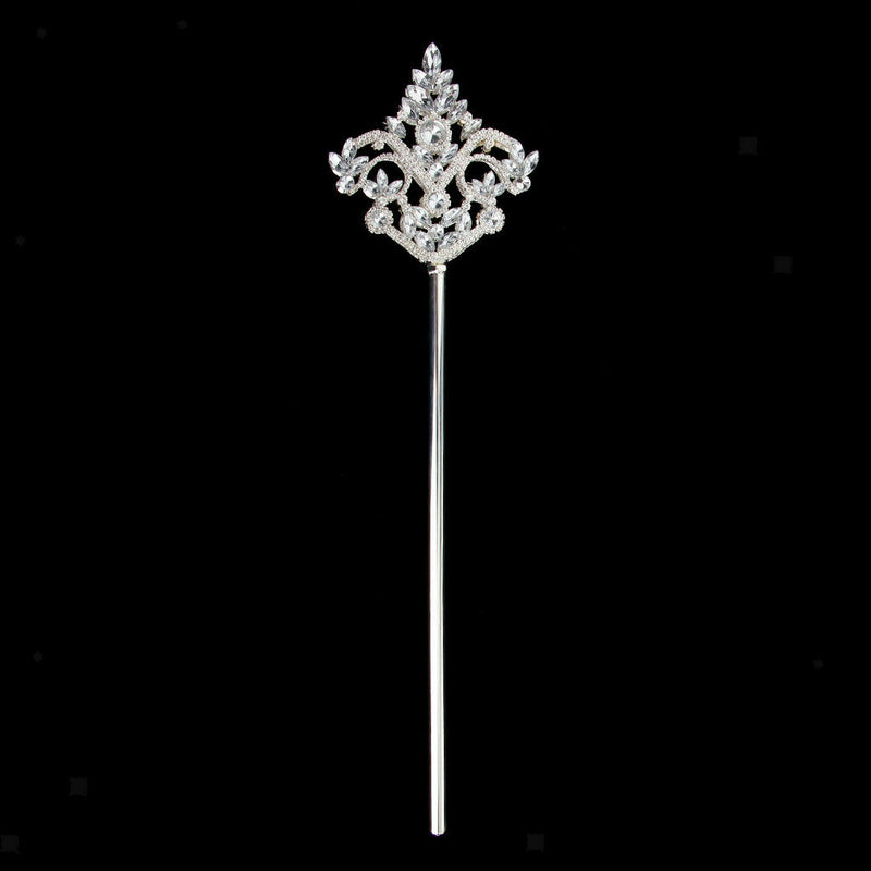 Dazzling Bridal Scepter Pageant Bridal Fairy Magic Wand Party Photo Props