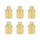 200Pieces End Cap Bell End Tip Bead Caps DIY Tassel Leather Cord Jewelry