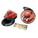 2 Pieces Double Sound Schneckenhorn Electric Air Horn For 12V Motorcycle Car