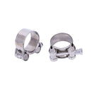 4PCS stainless steel strong hose hose clamp for motorcycle exhaust clamp 32