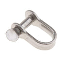 5mm Stainless Screw Pin Bow Shackle Corrosion Resistance for Marine or Yacht